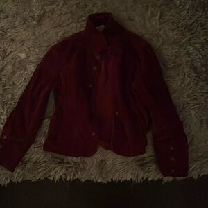 Red corduroy jacket